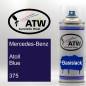 Preview: Mercedes-Benz, Atoll Blue, 375: 400ml Sprühdose, von ATW Autoteile West.